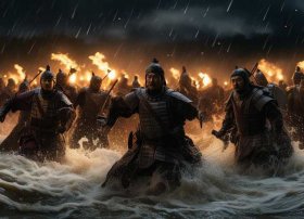 黄河的故事 韩信木罂渡黄河的故事