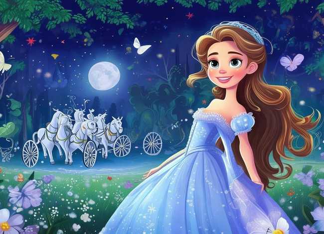 灰姑娘的故事插图儿童画;灰姑娘的故事图片怎么画 灰姑娘的故事插图儿童画;灰姑娘的故事图片怎么画