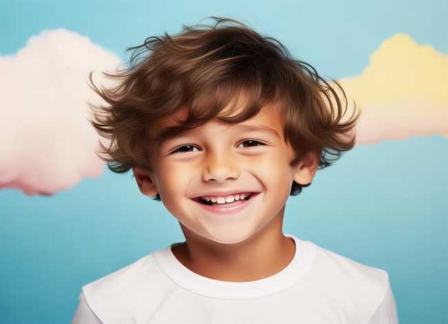 男生发型 儿童；男生发型 儿童可爱