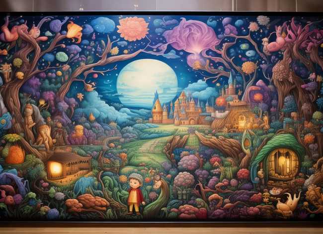 关于故事的画画作品（关于故事的画画作品图片）