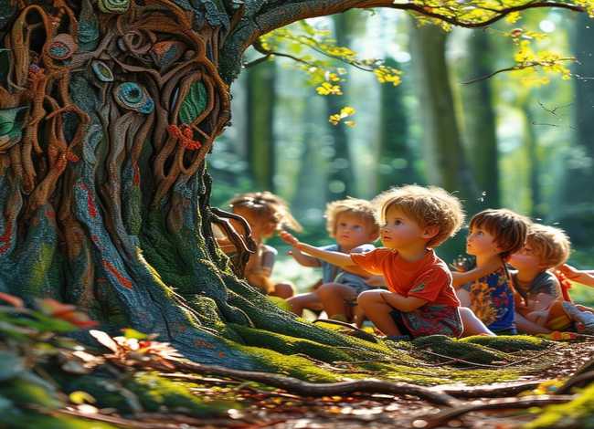 儿童寓言故事绘画图片 - 寓言故事儿童绘画