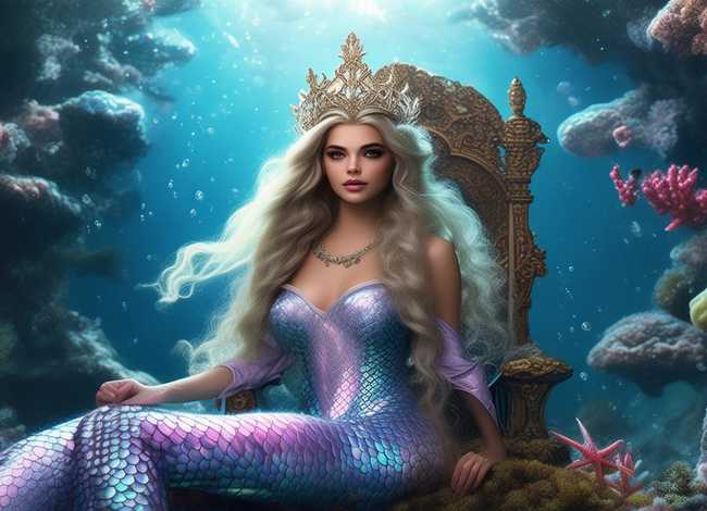 儿童故事美人鱼女王，美人鱼女王的故事