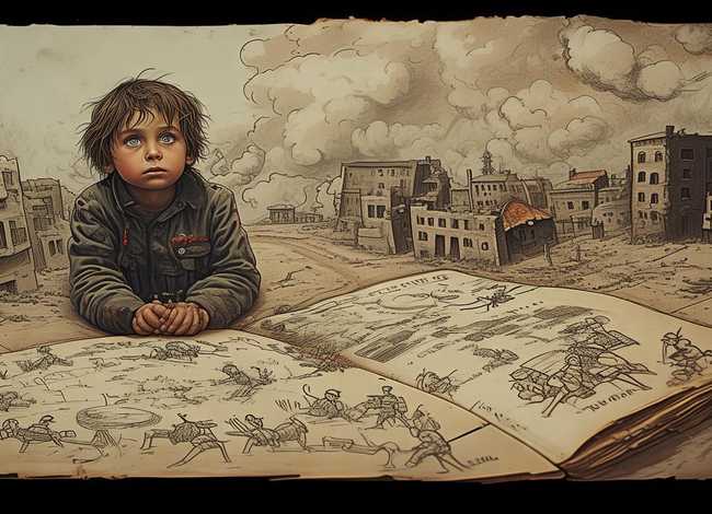 战争儿童故事书、战争故事书籍
