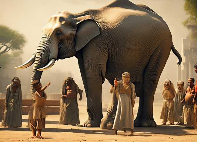 盲人摸象的故事原文文字版 - 盲人摸象的故事原文文字版在线阅读