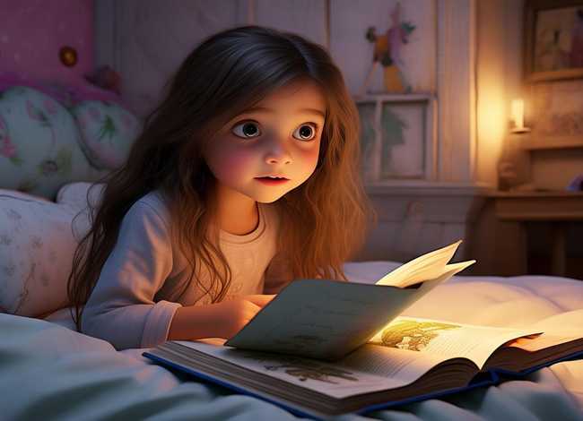 儿童故事小姑娘；小姑娘的睡前故事