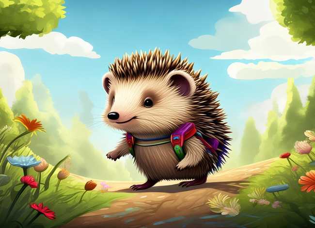 勇敢的小刺猬儿童故事、幼儿故事勇敢的小刺猬教案