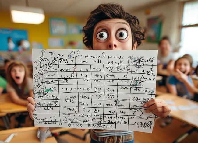 数学搞笑故事、数学搞笑故事手抄报图片