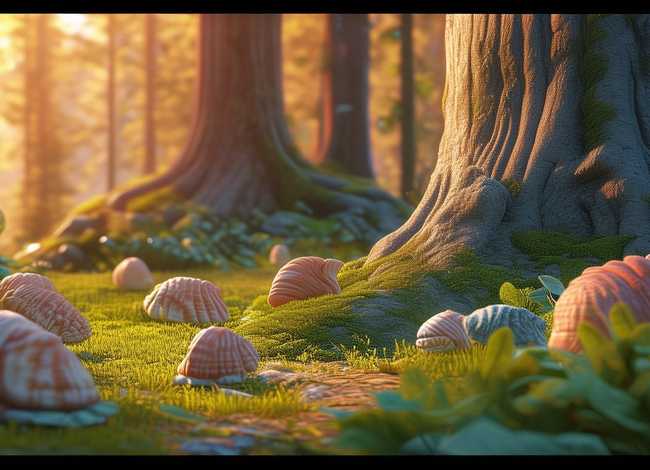 儿童故事蜗牛的森林、讲故事蜗牛的森林