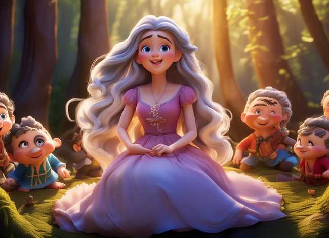 儿童故事白雪公主与七个小矮人，我想听白雪公主与七个小矮人的故事