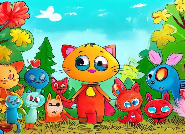 儿童故事简笔画大全带颜色；儿童故事简笔画大全