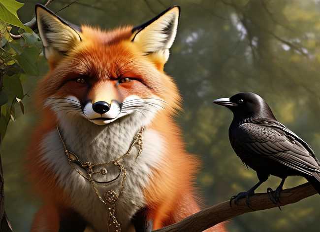 狐狸和乌鸦的故事里狐狸是怎样的 - 狐狸和乌鸦的故事里狐狸是怎样的一个人