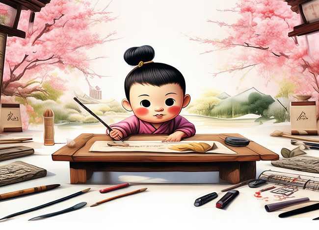 中国儿童书法故事 - 中国书法小故事视频
