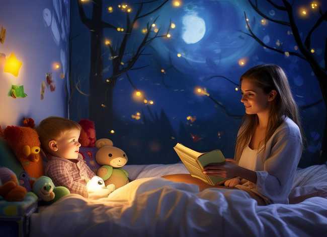 儿童的睡前故事 - 给小朋友讲睡前故事