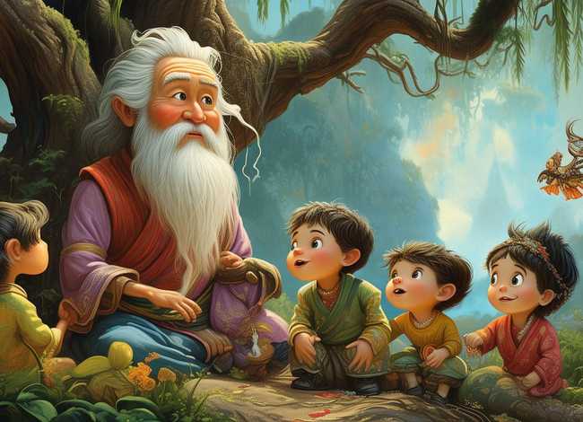 庄子的故事儿童版、庄子的寓言故事小动画