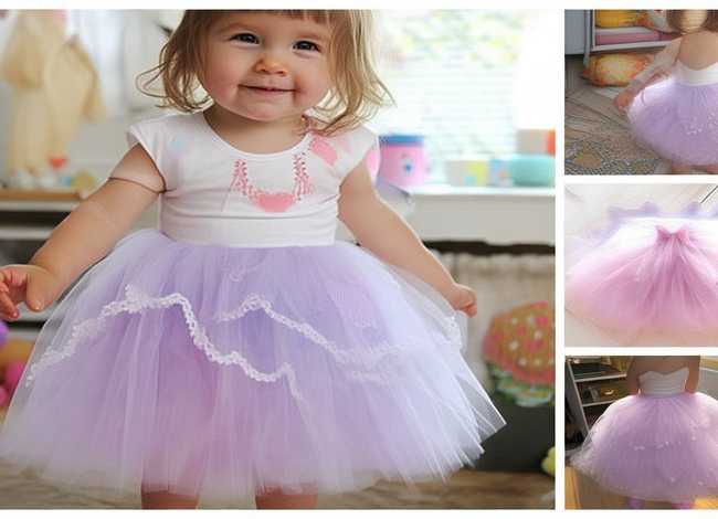 自制儿童半身纱裙教程；自制儿童半身纱裙教程图解