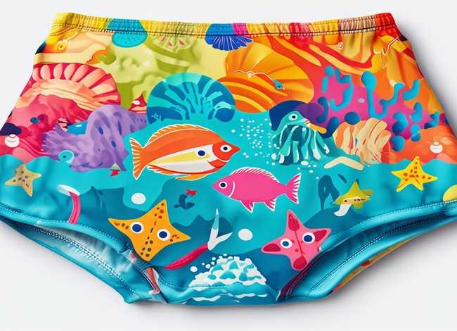 儿童泳衣海洋图案 儿童泳衣海洋图案设计