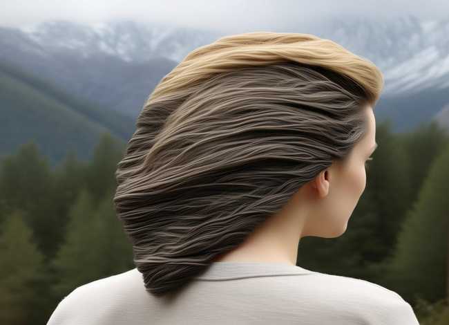 山形状的发型 - 山字型头发的命运