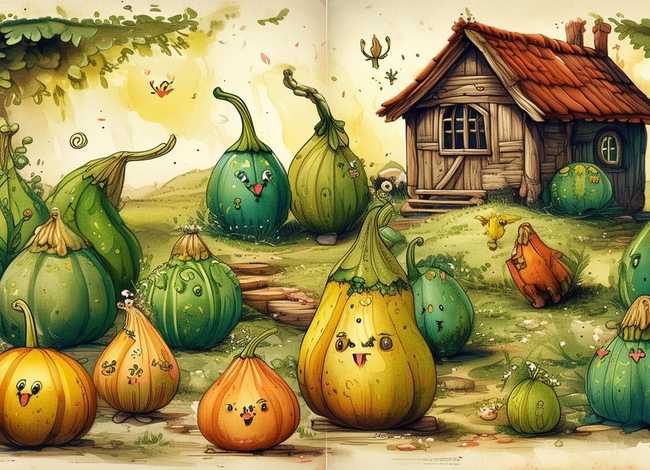 有关葫芦的绘本故事 有关葫芦的绘本故事图片