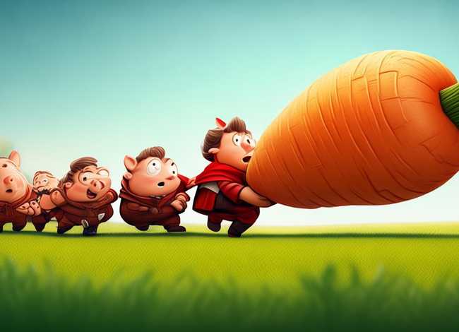 拔萝卜的故事图片（拔萝卜的故事人物图片）