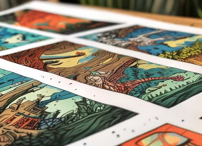 欧洲民间故事简笔画连环画，欧洲民间故事简笔画连环画图片