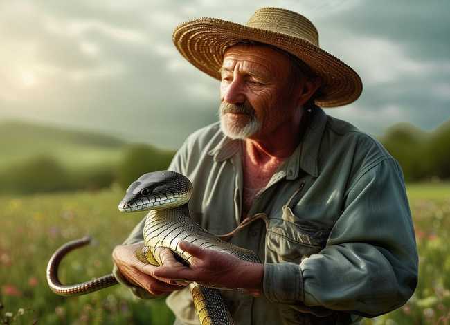农夫与蛇的小故事绘本（农夫与蛇的小故事绘本图片）