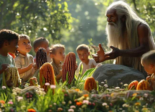 玉米故事陈述、玉米讲故事