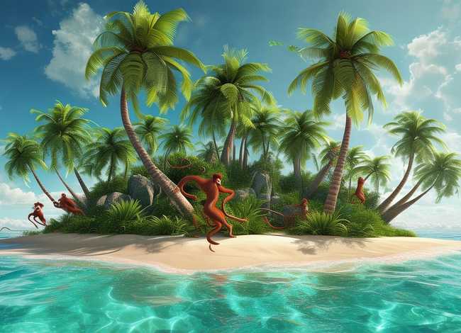 猴岛的图片 - 猴岛的图片长什么样