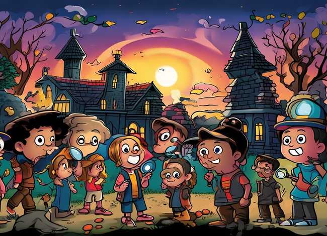 儿童侦探故事漫画 少儿侦探动画故事