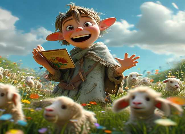 儿童故事说谎的放羊娃，幼儿故事说谎的放羊娃