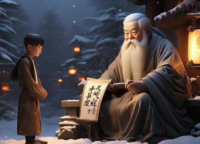 程门立雪的故事带拼音版的 程门立雪成语故事带拼音