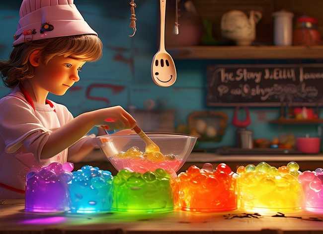 果冻的故事睡前故事、做果冻的故事