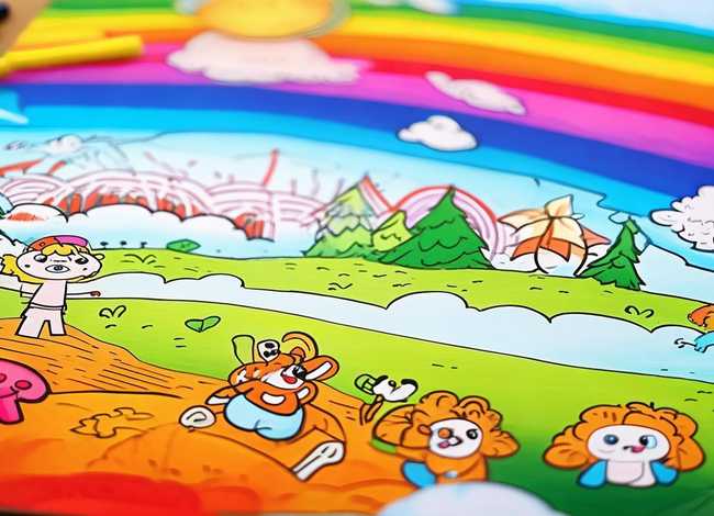 故事涂色画打印 - 幼儿园涂色画有故事情节的,可打印的