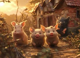 三只小猪故事（三只小猪故事作者是谁）