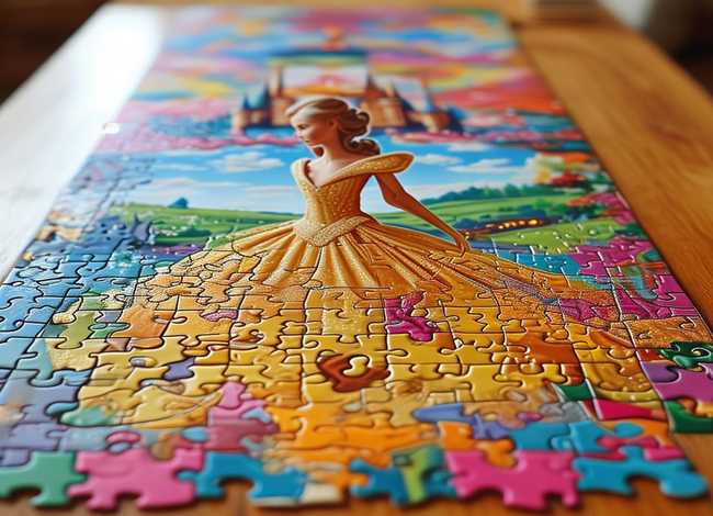 芭比公主故事拼图怎样拼、芭比公主故事拼图怎样拼好看