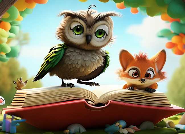 动物故事画儿童画；动物故事的画怎么画