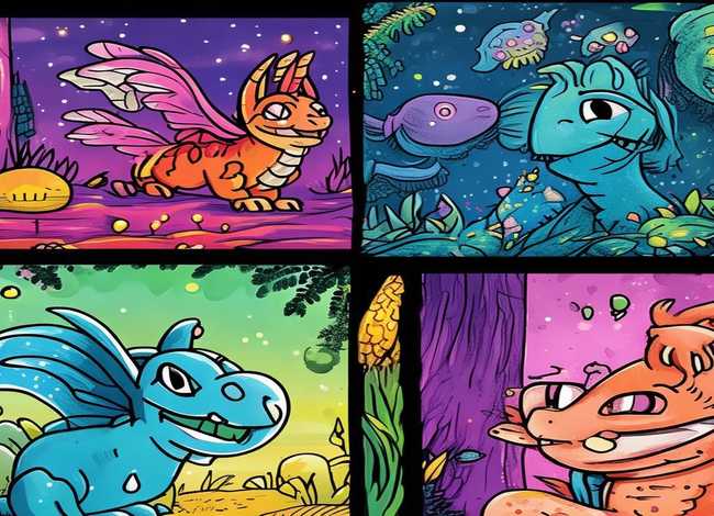 儿童故事组合画 - 故事组合简笔画