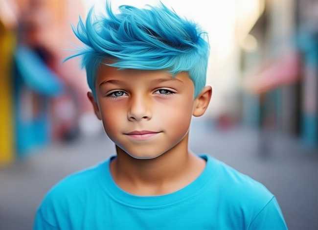 男孩发型描述，男孩发型描述文案