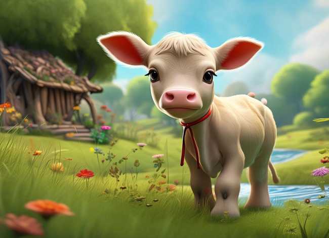 牛小牛儿童绘本 - 小牛的绘本