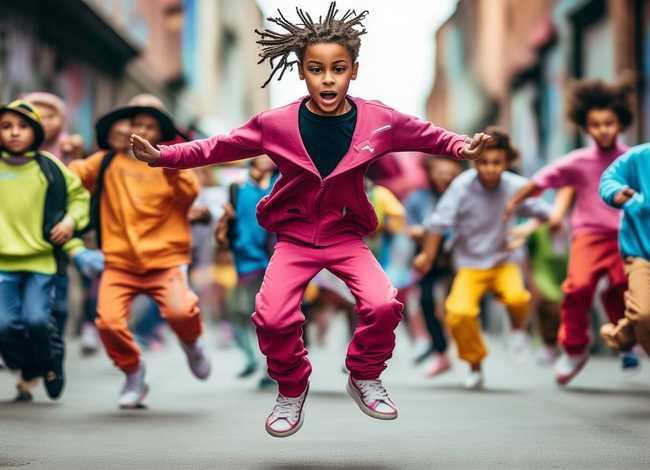 街舞儿童跑跳动作；街舞儿童跑跳动作教学