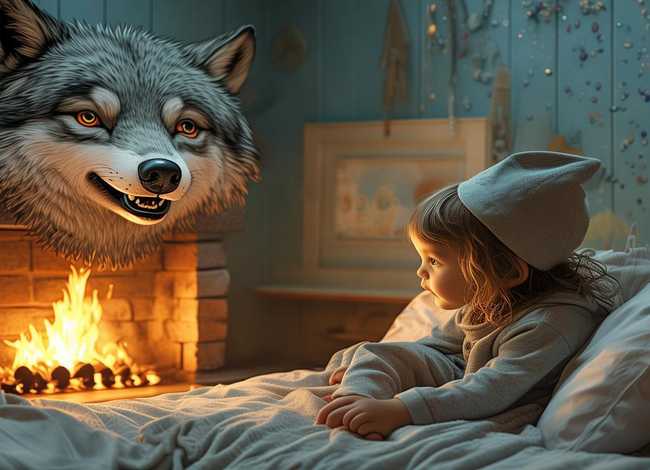 儿童睡前故事狼的故事 有狼的睡前故事