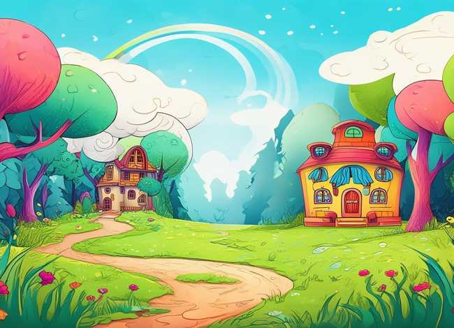 儿童故事背景图片，幼儿故事背景图片