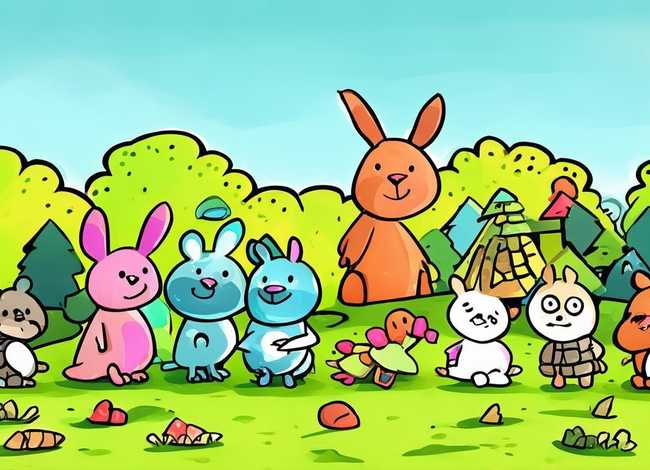 寓言故事儿童画二年级 寓言故事手抄报二年级 简笔画