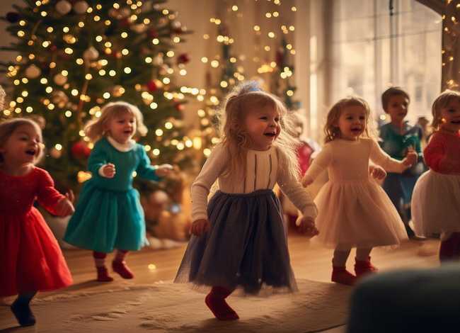 圣诞夜儿童舞蹈（圣诞舞蹈儿童舞蹈）