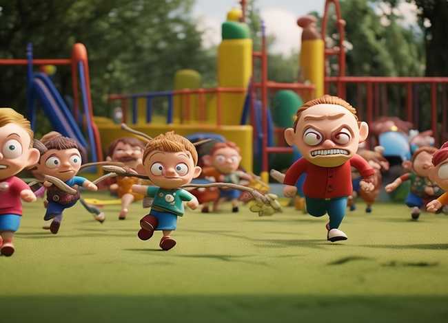 儿童故事打大人，大人打小孩的故事