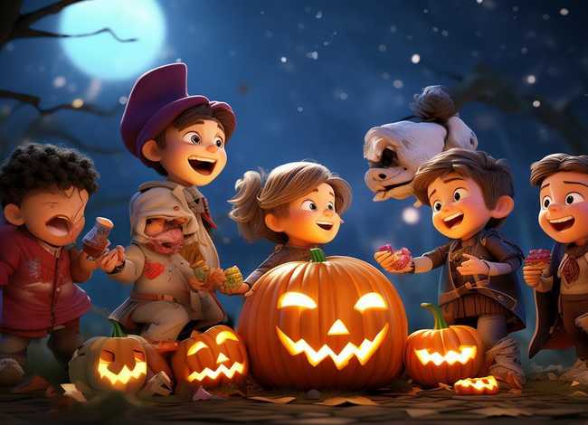 万圣节儿童故事50字;万圣节小故事50字 万圣节儿童故事50字;万圣节小故事50字