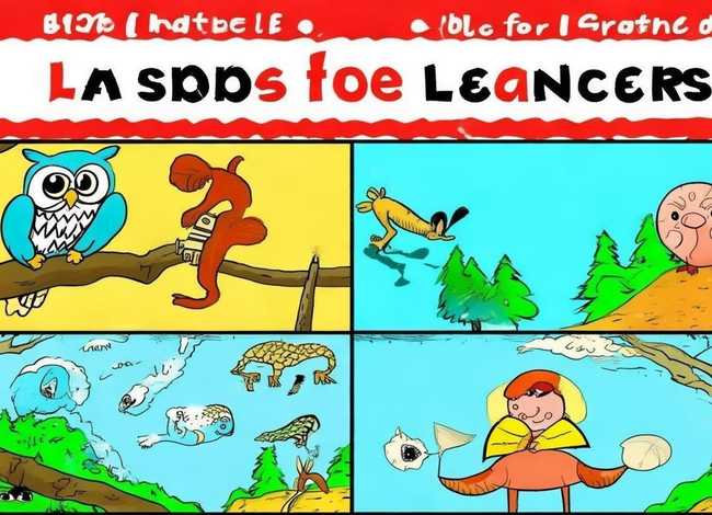 寓言故事连环画4幅图片 - 寓言故事连环画4幅图片一年级