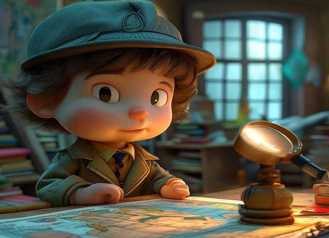 关于侦探的绘本儿童制作 关于侦探的绘本儿童制作作品