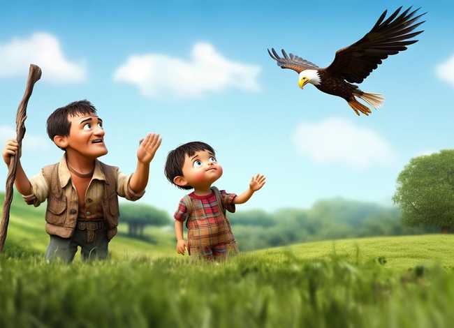 农夫与老鹰儿童故事（农夫与老鹰的故事）
