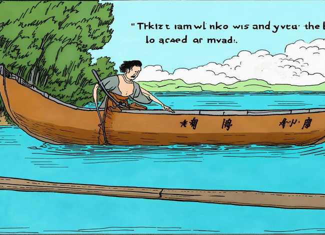 刻舟求剑的故事英文版；刻舟求剑的故事英文版150字