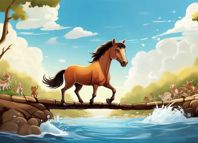 小马过河的故事图片儿童绘本(小马过河故事图片完整 绘本) 小马过河的故事图片儿童绘本(小马过河故事图片完整 绘本)